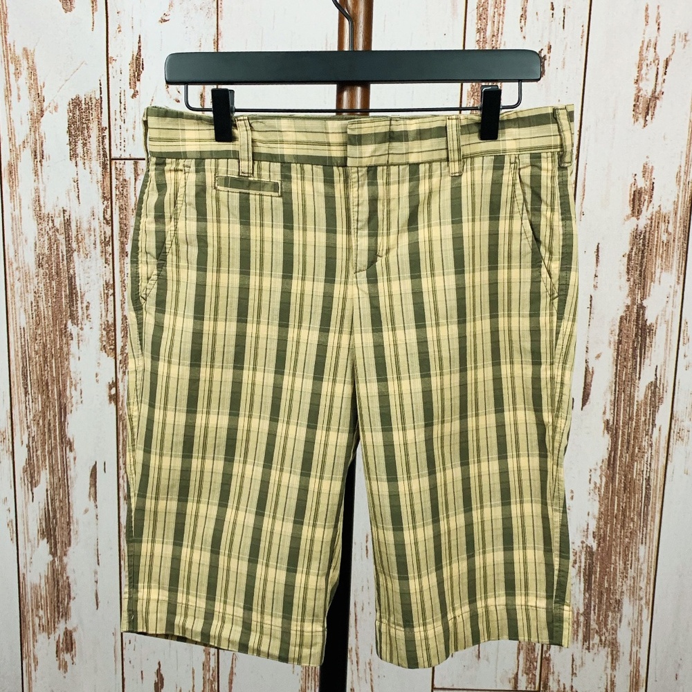 VINCE Knee Length Plaid Shirt, Size 6
